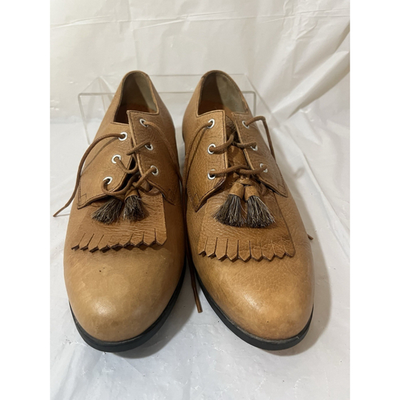 ARIAT Western Jamie Leather Kiltie Oxfords Tassels Shoes Women's Size 8.5 - Picture 16 of 16